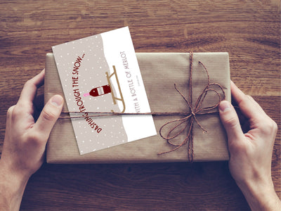 Postkarte / Merlot