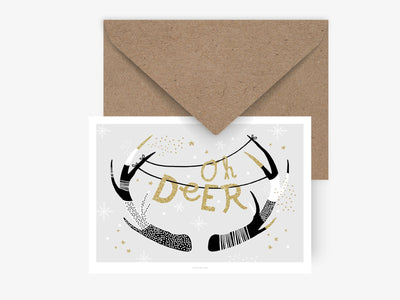 Postkarte / Oh Deer
