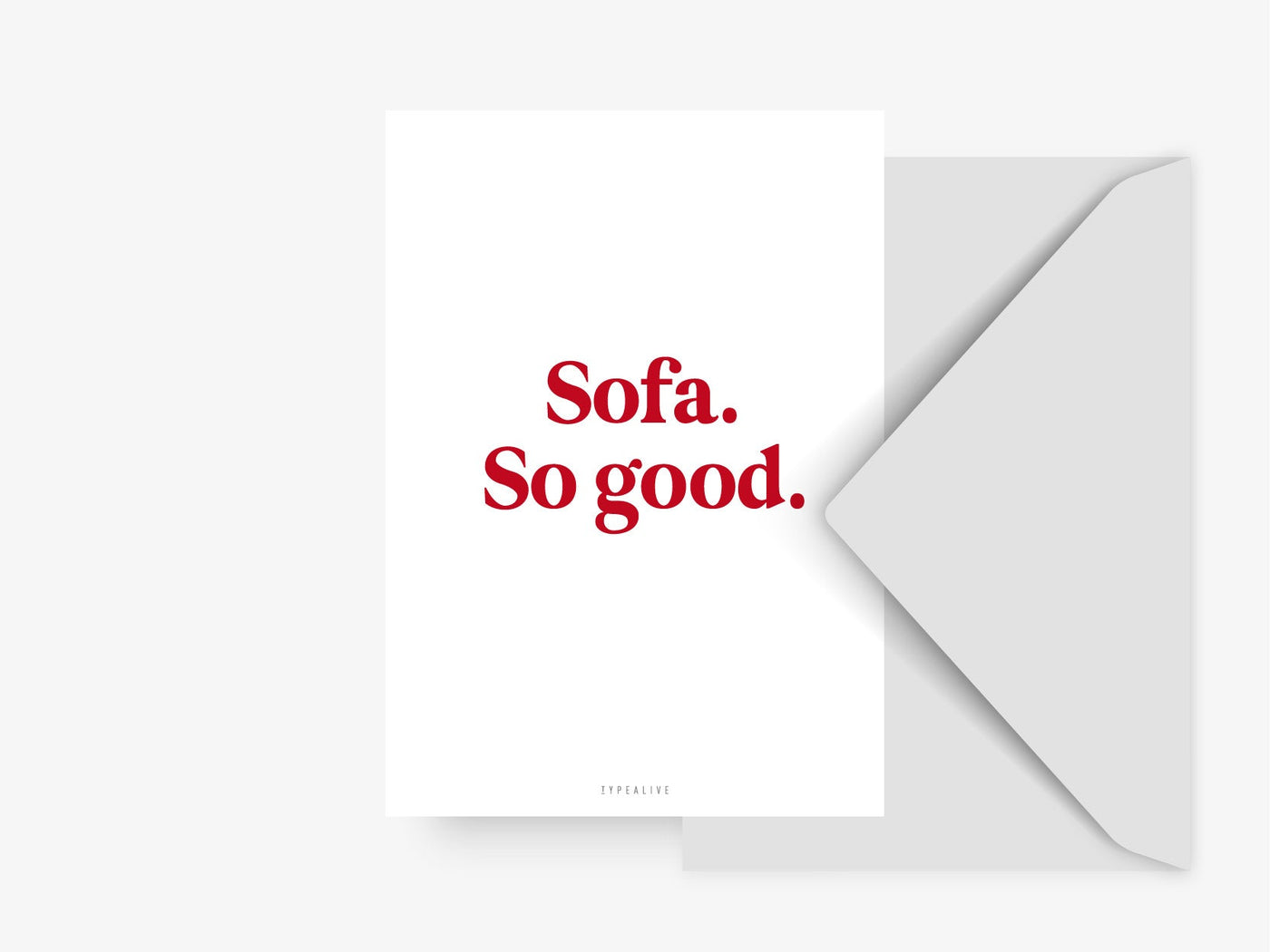 Postkarte / Sofa So Good