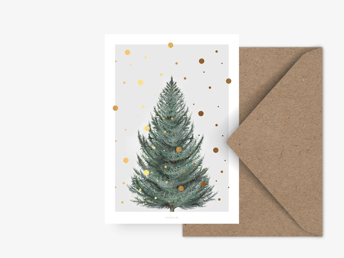 Postkarte / Tanne