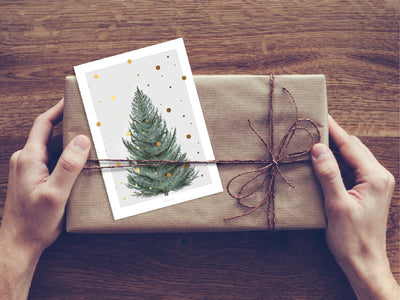 Postkarte / Tanne