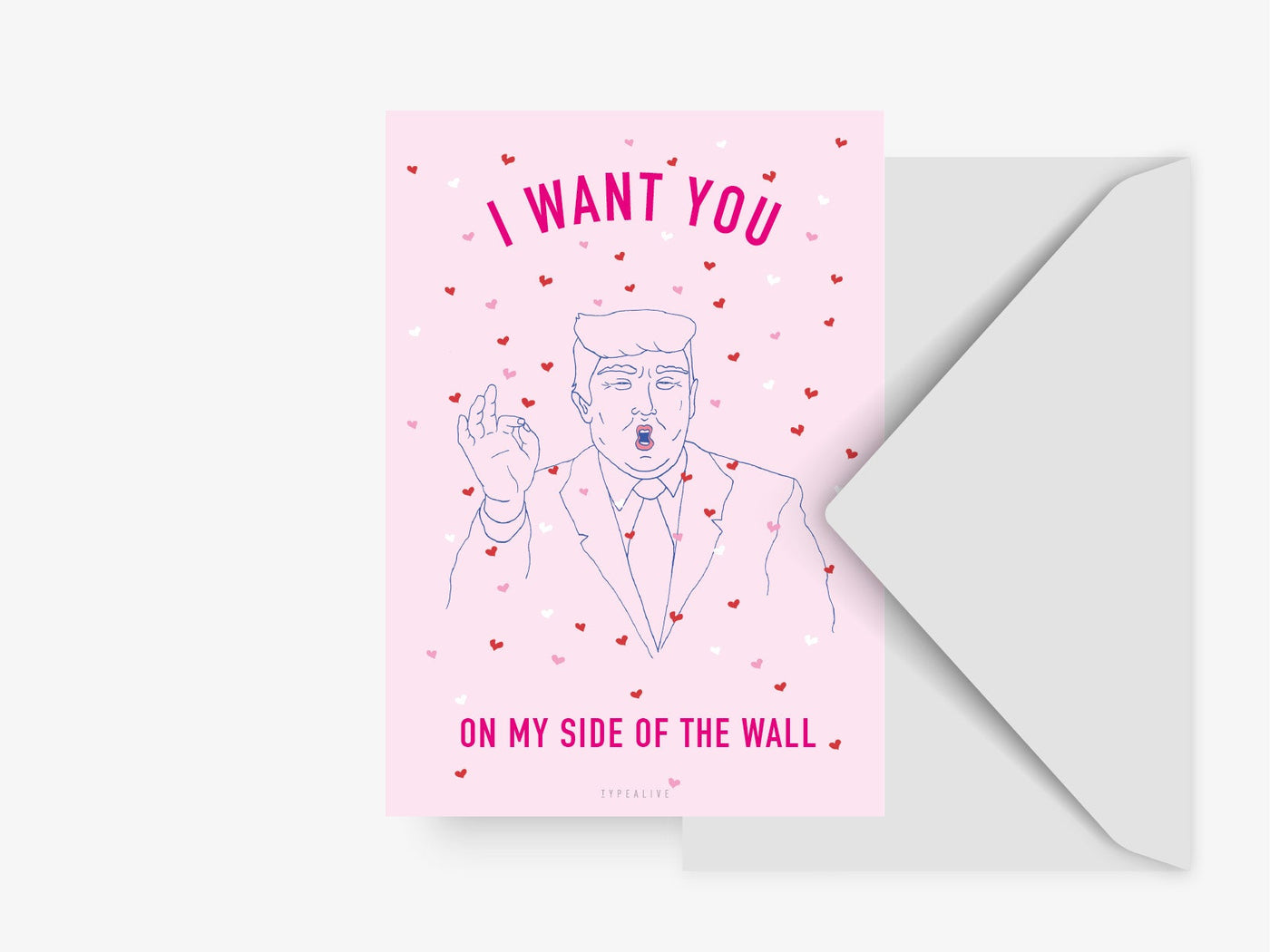 Postkarte / Tr*mp Wants You