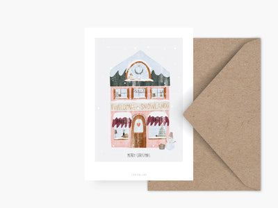 Postkarte / Winter Wonder Shops No. 3