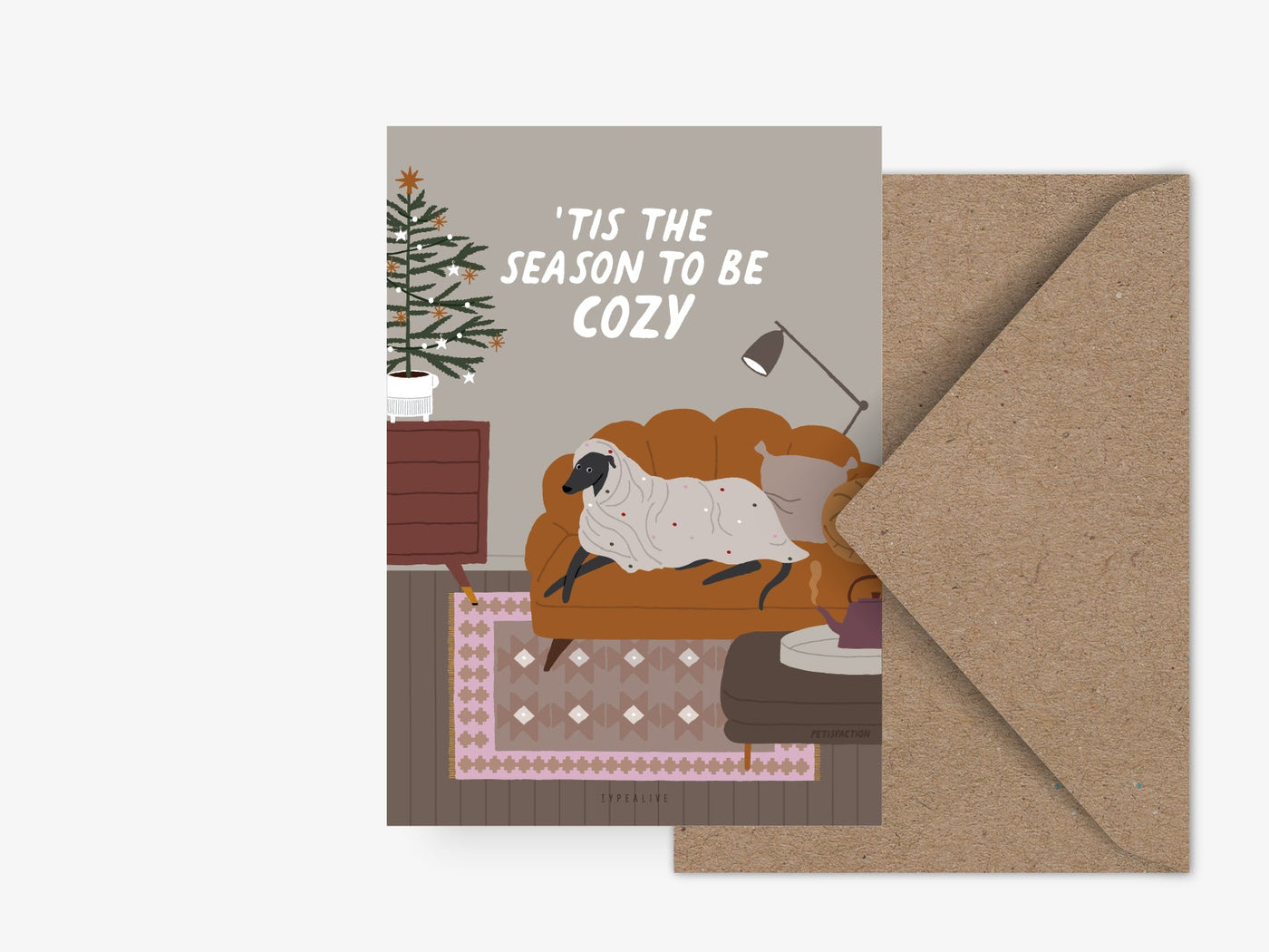 Postkarte / Petisfaction "Dogs" Cozy Season
