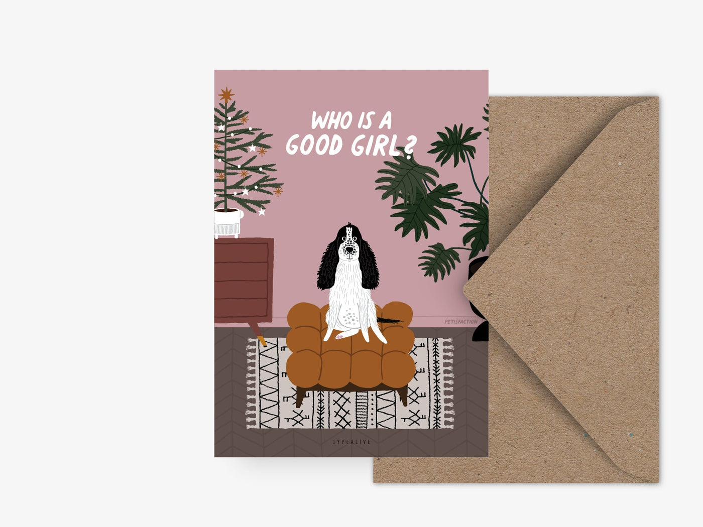 Postkarte / Petisfaction "Dogs" Good Girl