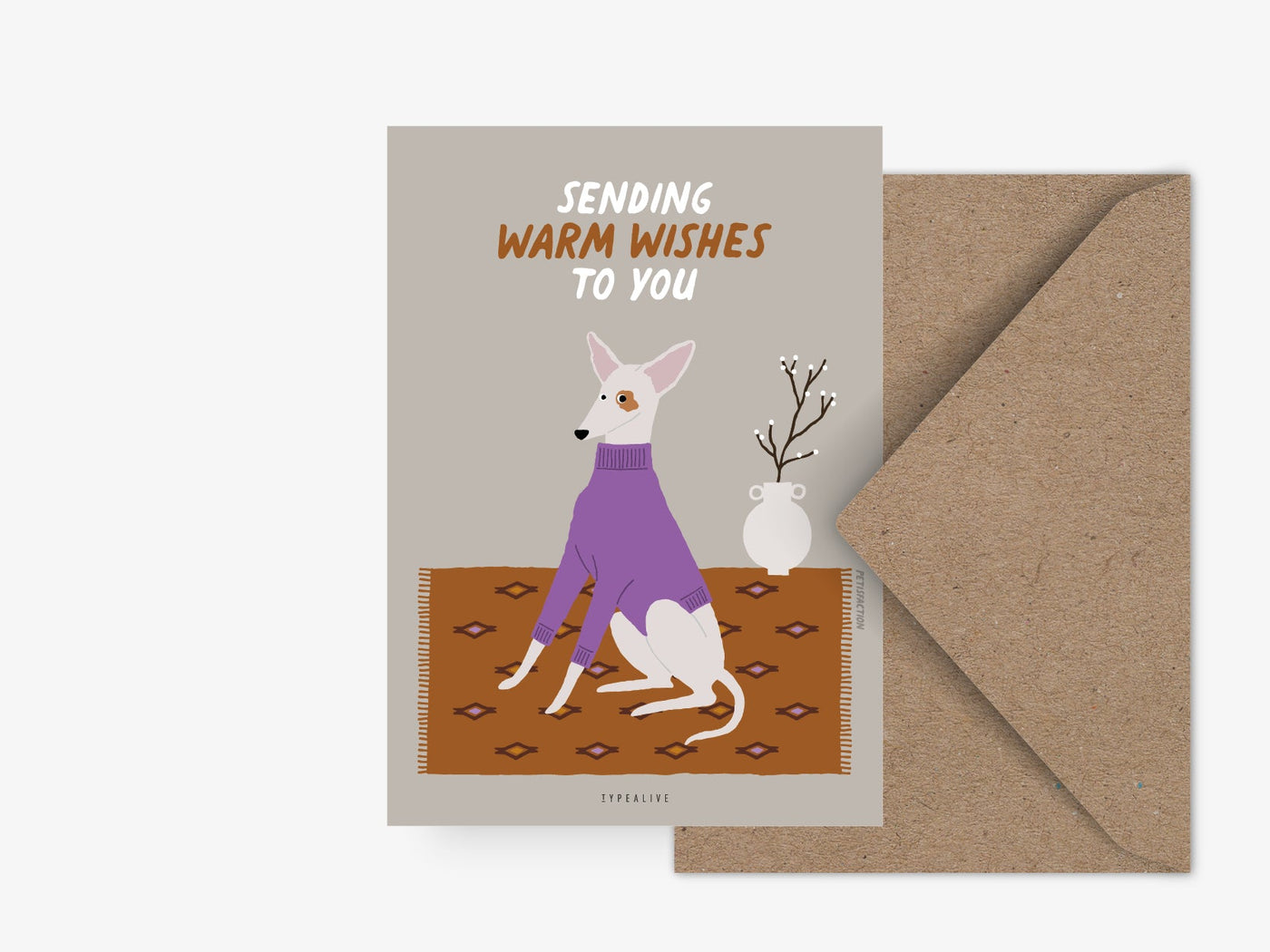 Postkarte / Petisfaction "Dogs" Warm Wishes