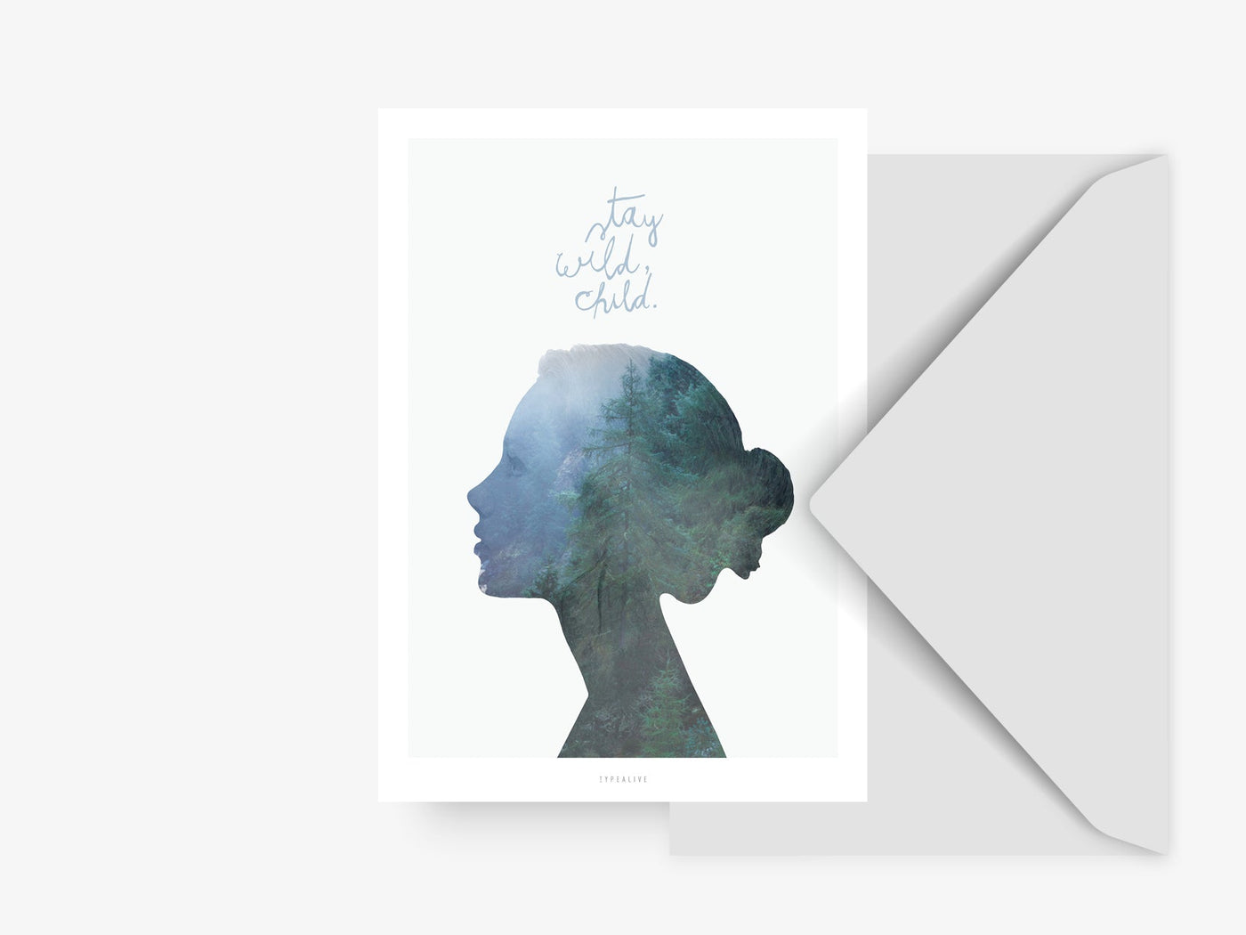 Postkarte / Wild Child No. 2