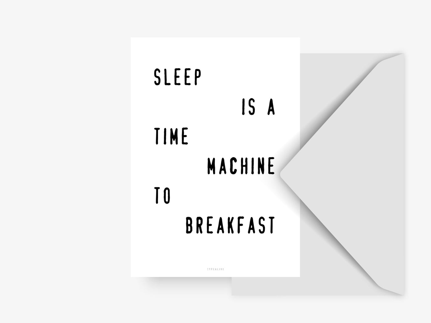 Postkarte / Sleep