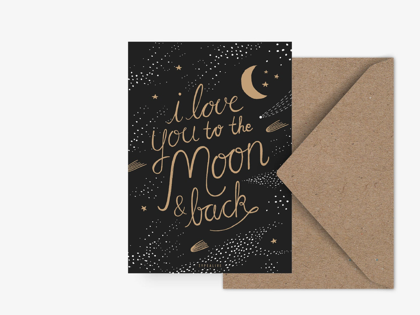 Postkarte / To The Moon