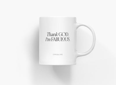 typealive - Tasse aus Keramik / Fabulous