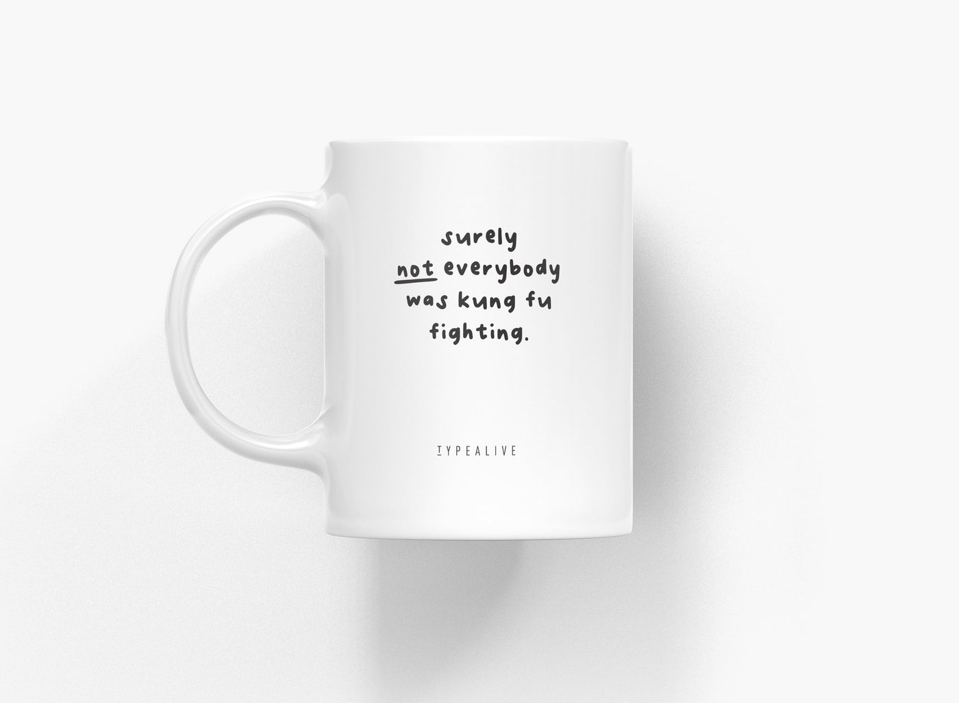 typealive - Tasse aus Keramik / Kung Fu Fighting