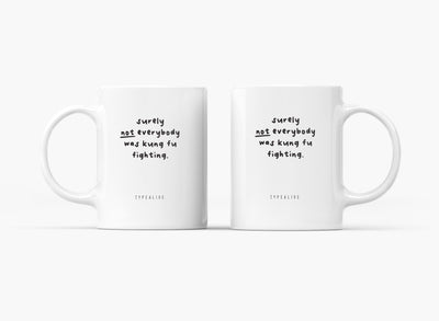 typealive - Tasse aus Keramik / Kung Fu Fighting