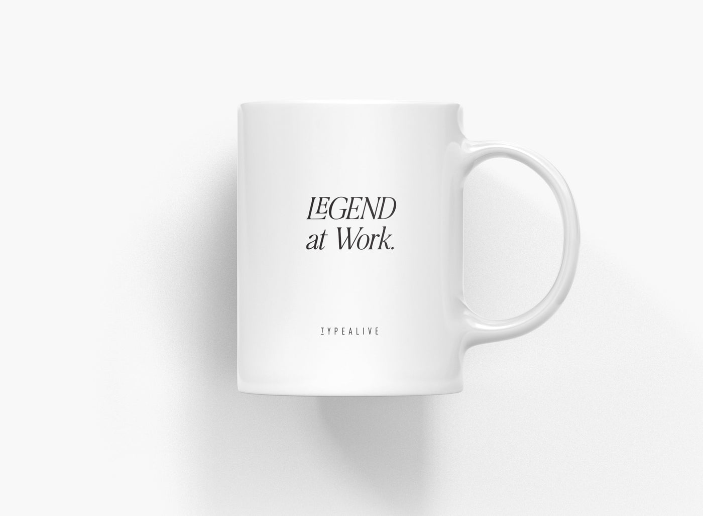 typealive - Tasse aus Keramik / Legend