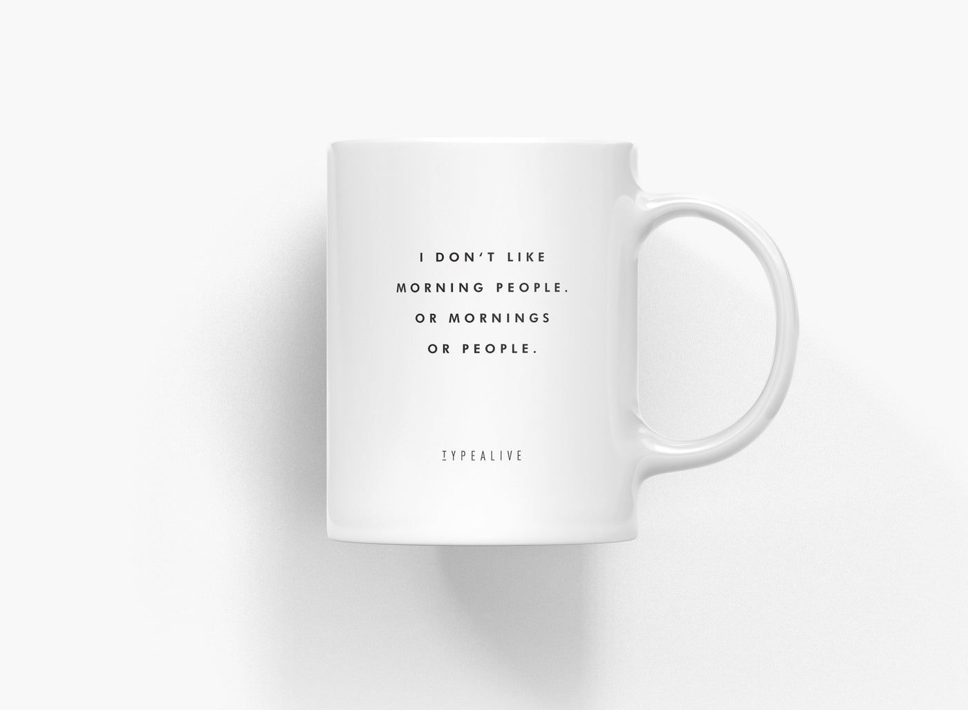 typealive - Tasse aus Keramik / Morning People