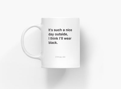typealive - Tasse aus Keramik / Nice Day