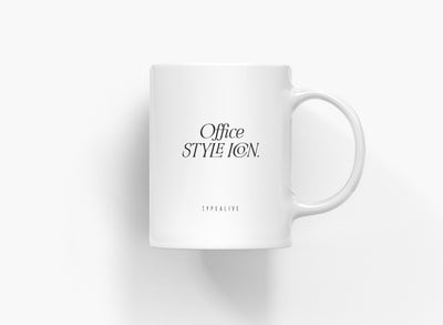 typealive - Tasse aus Keramik / Office Style Icon