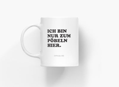 typealive - Tasse aus Keramik / Pöbeln