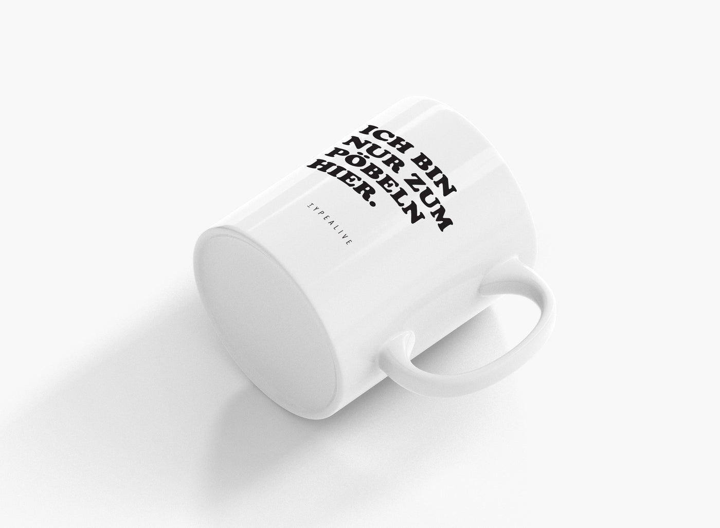 typealive - Tasse aus Keramik / Pöbeln