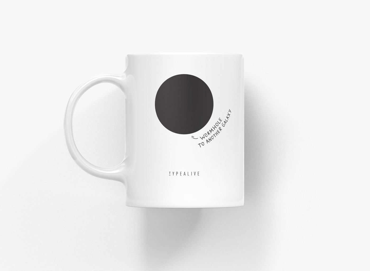 typealive - Tasse aus Keramik / Wormhole