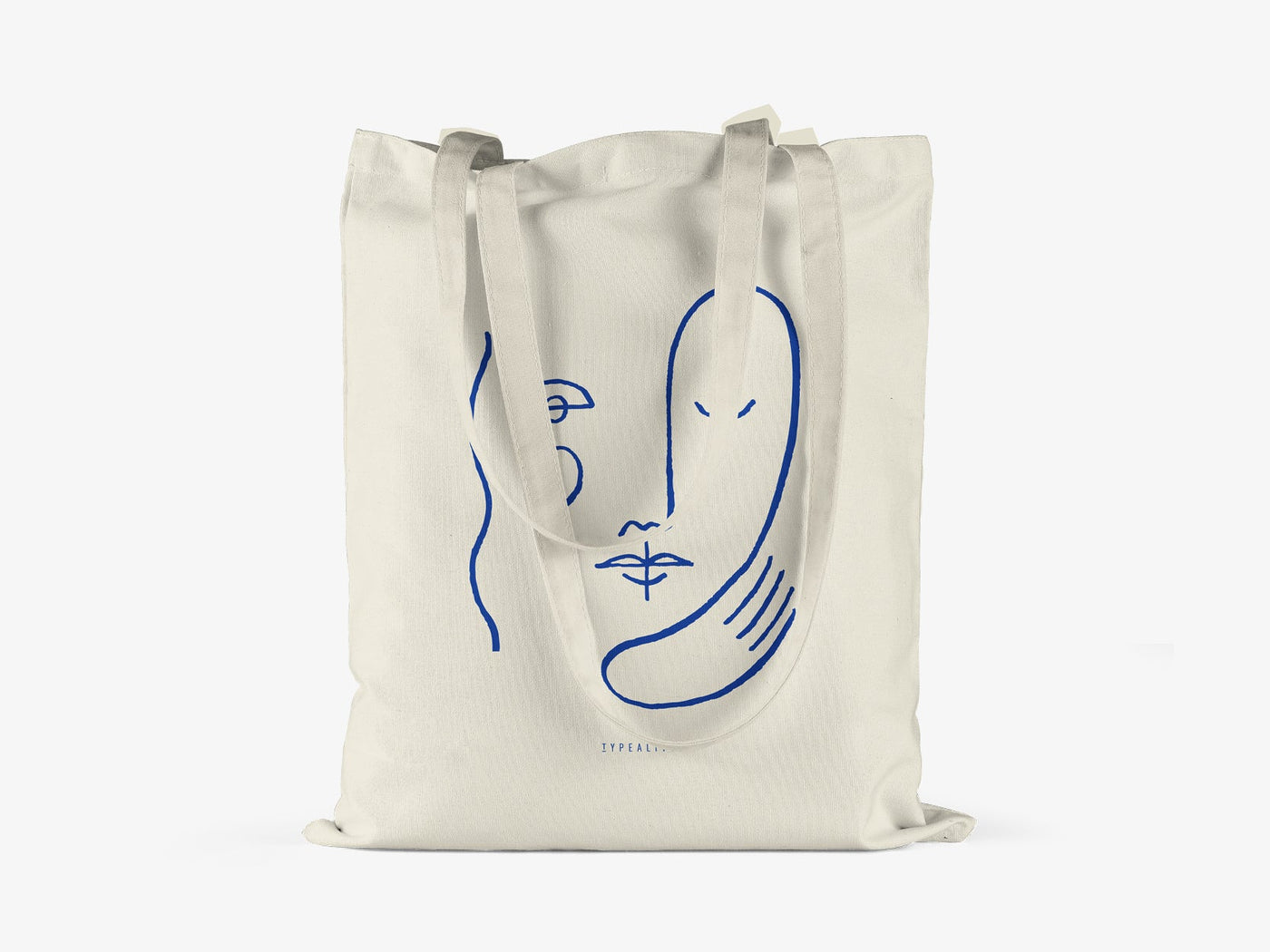 typealive - Baumwolltasche / Faces