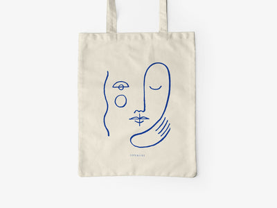 typealive - Baumwolltasche / Faces