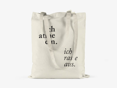 typealive - Baumwolltasche / Ich Atme Ein