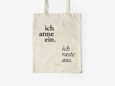 typealive - Baumwolltasche / Ich Atme Ein