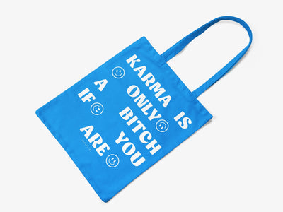 typealive - Baumwolltasche / Karma Is Only