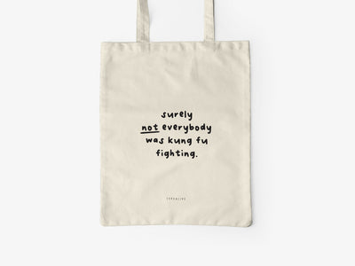 typealive - Baumwolltasche / Kung Fu Fighting
