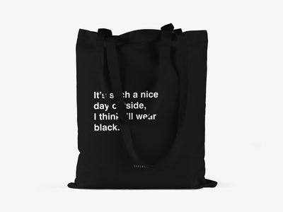 typealive - Baumwolltasche / Nice Day