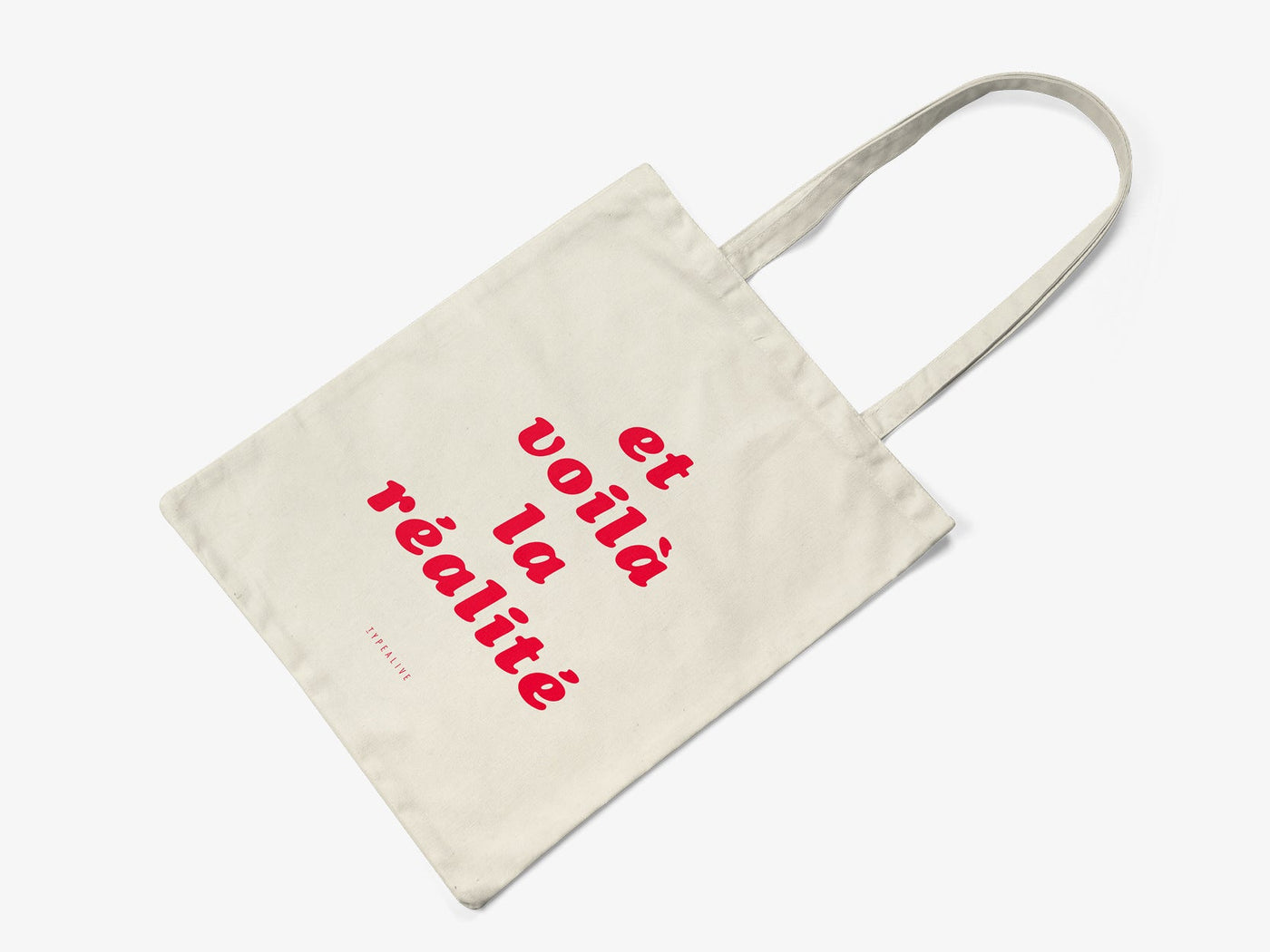 typealive - Baumwolltasche / Réalité "natur"