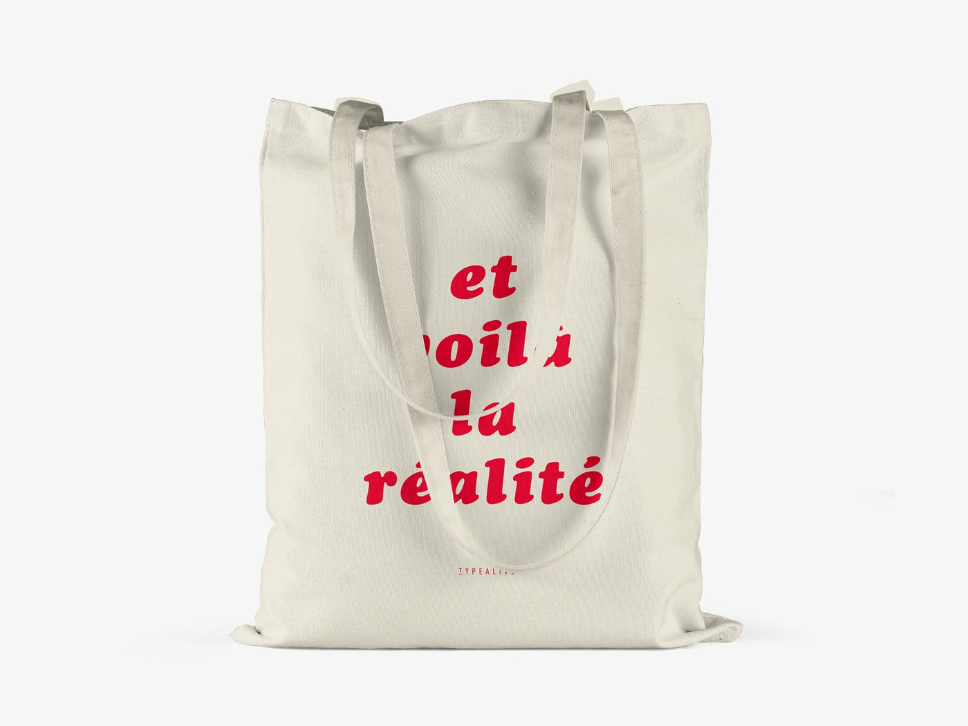 typealive - Baumwolltasche / Réalité "natur"