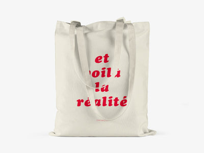 typealive - Baumwolltasche / Réalité "natur"