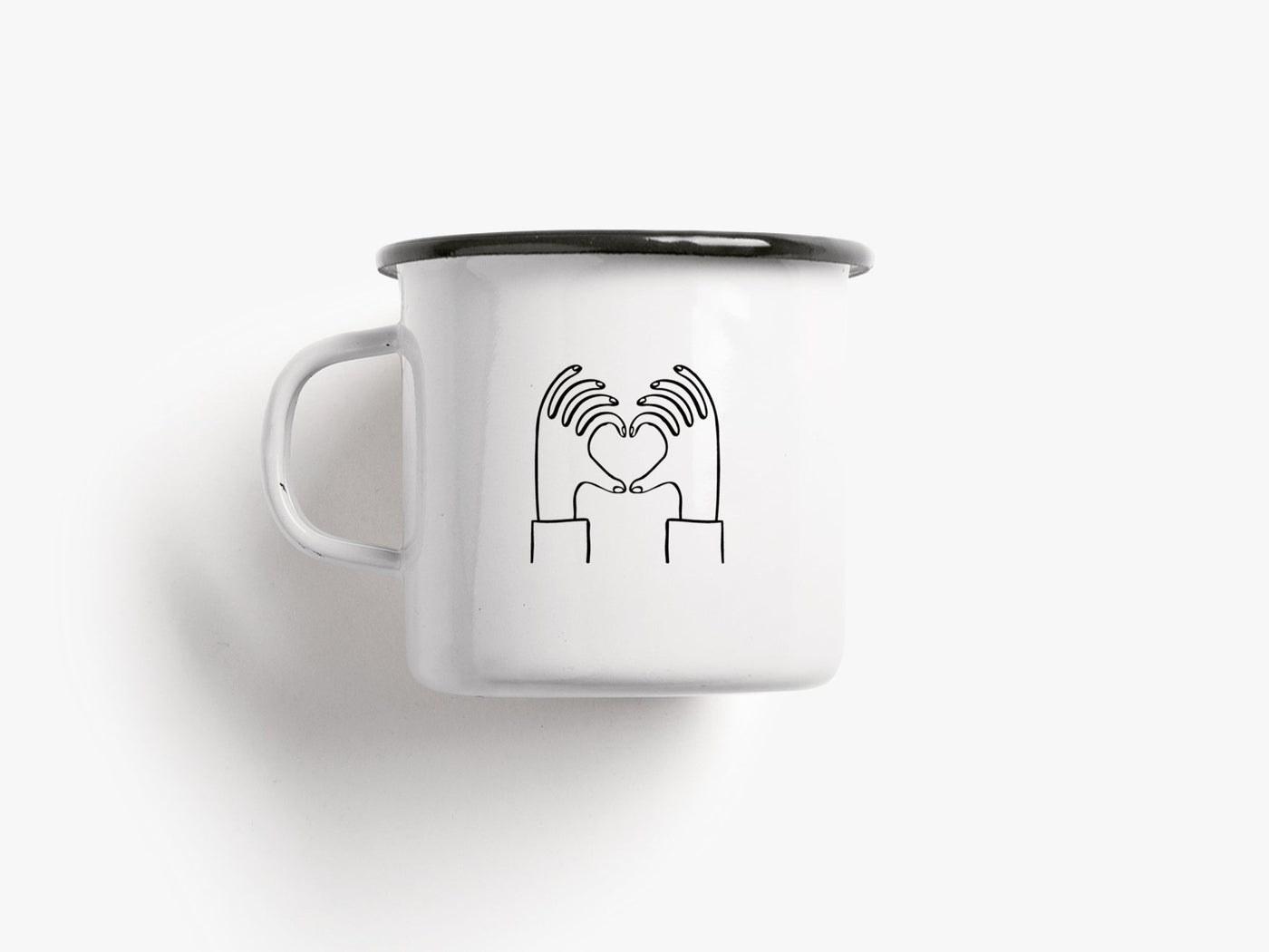 typealive - Tasse aus Emaille / Love You A Latte