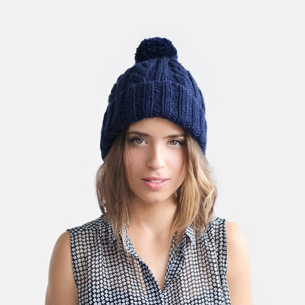 Plexida - Wool Beanie "Blue"