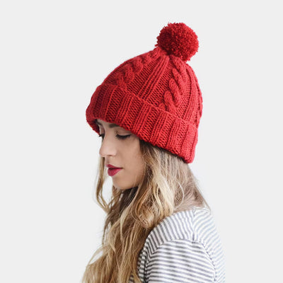 Plexida - Wool Beanie "Red"